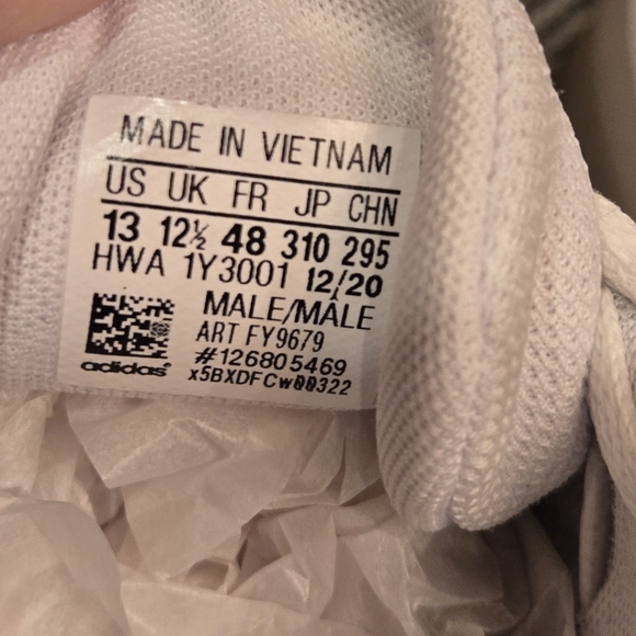 ADIDAS Advantage Eco Sneakers Primegreen Perforated 3 Stripes Men's 13 VGUC - Picture 10 of 11